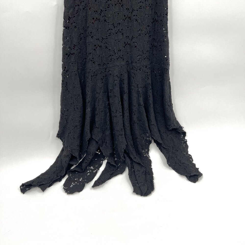 Vintage Le Chateau Lace Asymmetrical Dress - Picture 4 of 8